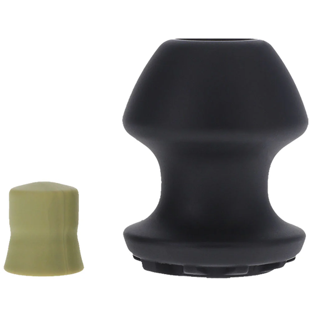 Fort Troff - Kum Keeper - Small - Black Small Hollow Butt Plug with Removeable Stopper - Image 4