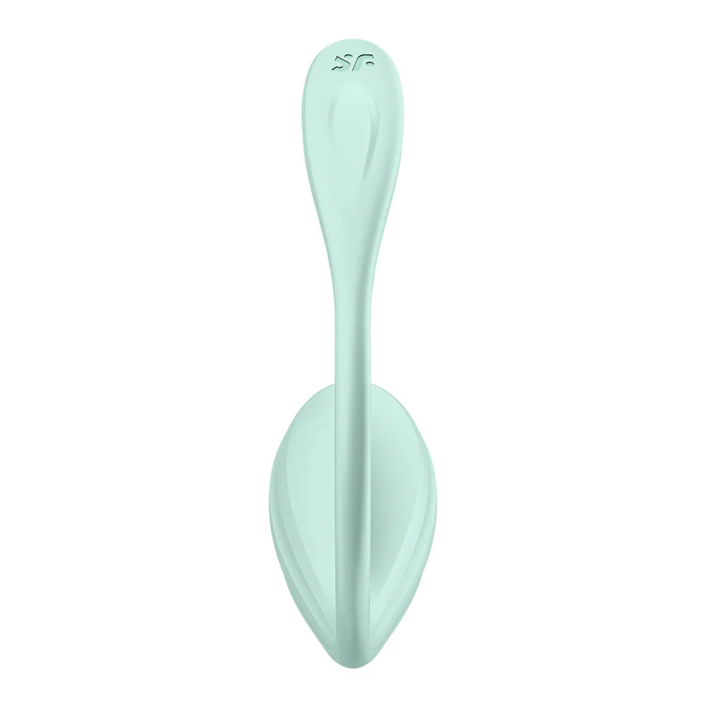 Satisfyer Smooth Petal - Mint - Mint USB Rechargeable Wearable Stimulator with App Control - Image 7
