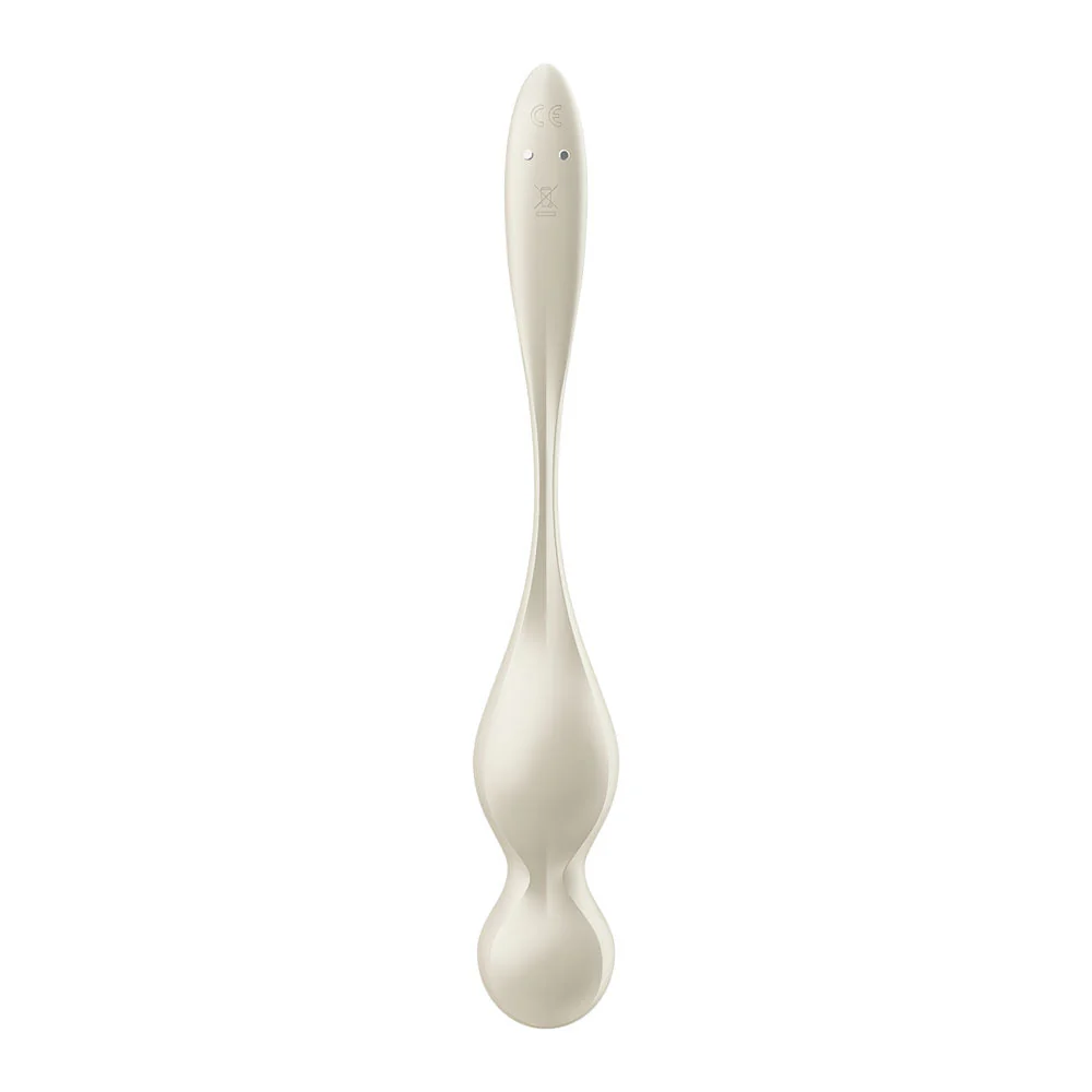 Satisfyer Love Birds 1 - White - White USB Rechargeable Pelvic Floor Trainer with App Control - Image 5