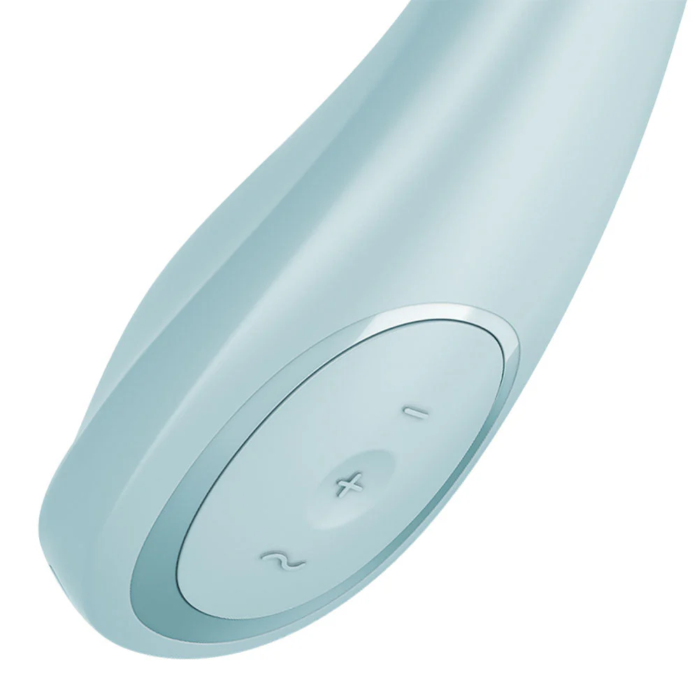 Satisfyer G-Spot Wave 2 - Ice Blue - Ice Blue 23.6 cm USB Rechargeable Flicking Tip Vibrator - Image 4