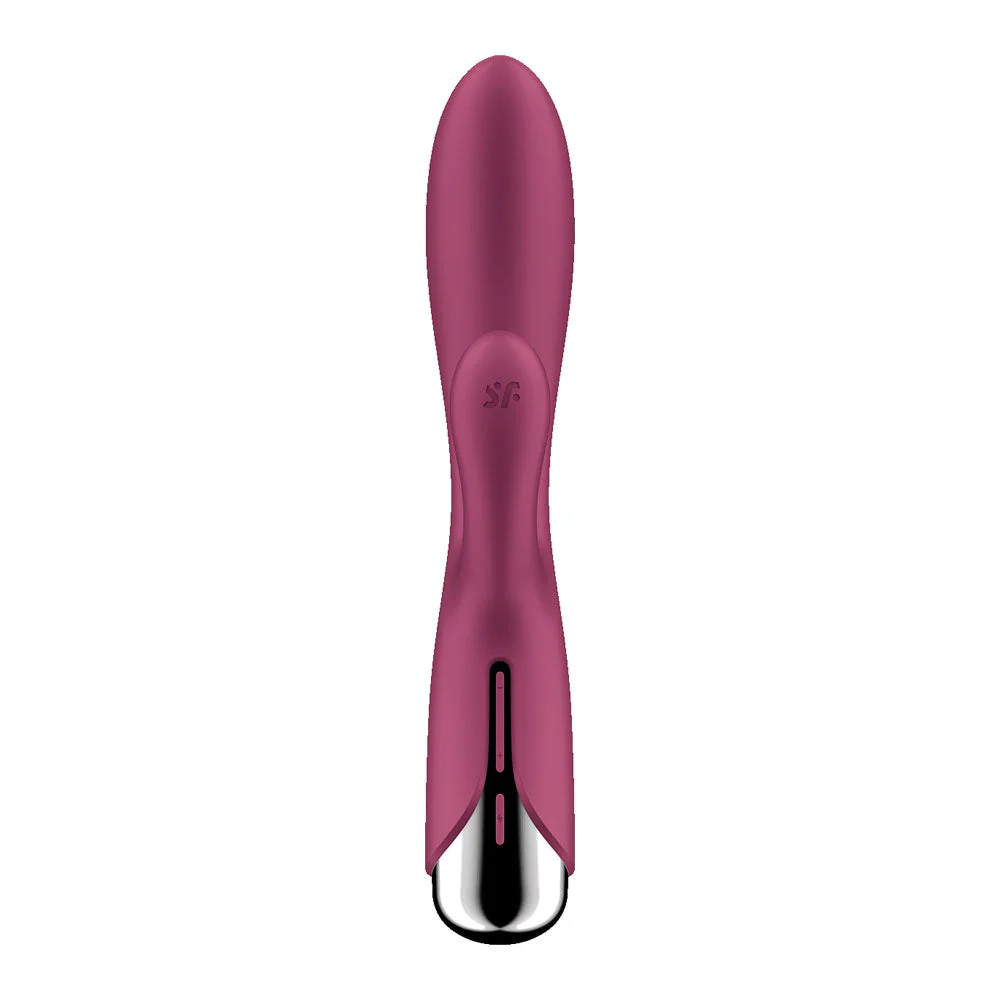 Satisfyer Spinning Rabbit 1 - Red - Red 20 cm USB Rechargeable Rotating Rabbit Vibrator - Image 8