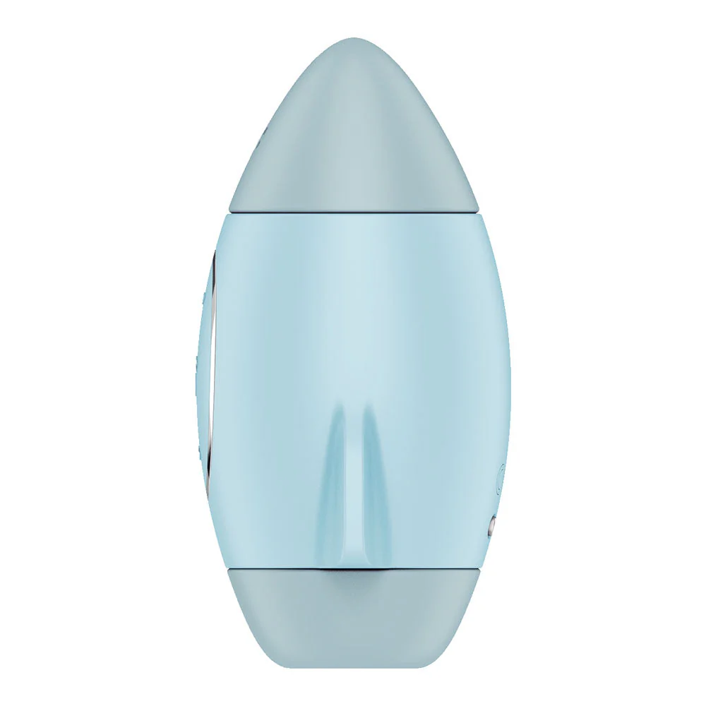 Satisfyer Mission Control - Blue - Blue USB Rechargeable Vibrating Air Pulse Stimulator - Image 4