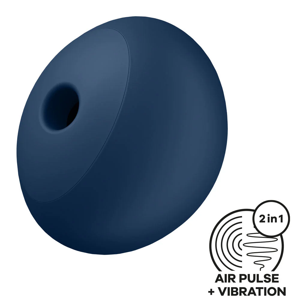 Satisfyer Air Power 4 - Navy USB Rechargeable Air Pulse Stimulator - Image 2