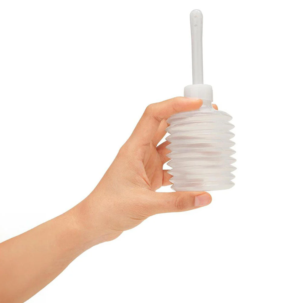 AquaClean Silicone 1-Way Valve Douche Set with Beaded Nozzle - 150 ml Capacity with Free Travel Douche Included - Image 7