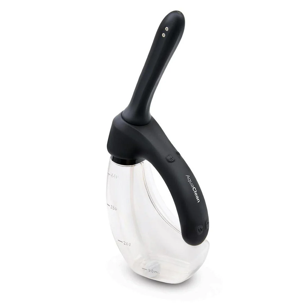 AquaClean Rechargeable Auto Douche Set with Bendable Vibrating Nozzle - 440 ml Capacity with Free Travel Douche Included - Image 2