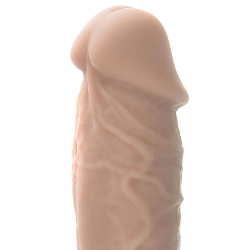 Adam & Eve Adam's True Feel Cock XL - Flesh 26.7 cm (10.5'') Dong - Image 5
