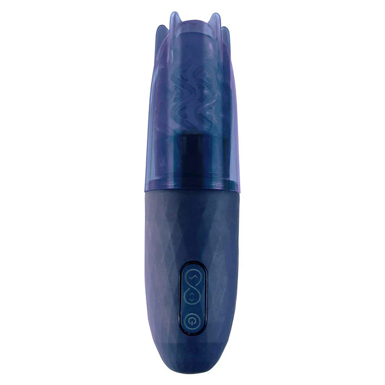 Adam & Eve ADAMS MAGNA MISSILE - Blue USB Rechargeable Thrusting & Spinning Auto Stroker - Image 3
