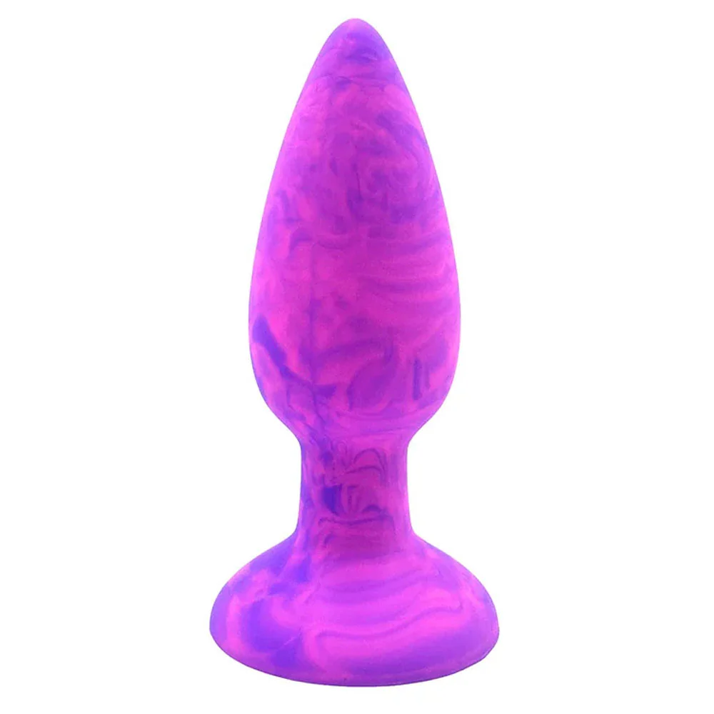 Adam & Eve COLOUR SWIRL Anal Plug Set - Purple/Pink Butt Plugs - Set of 3 Sizes - Image 4