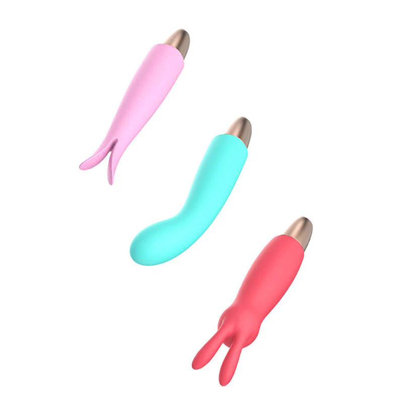 Adam & Eve PLAYFUL SEDUCTION KIT - USB Rechargeable Vibrator with 3 Interchangeable Sleeves - Image 2