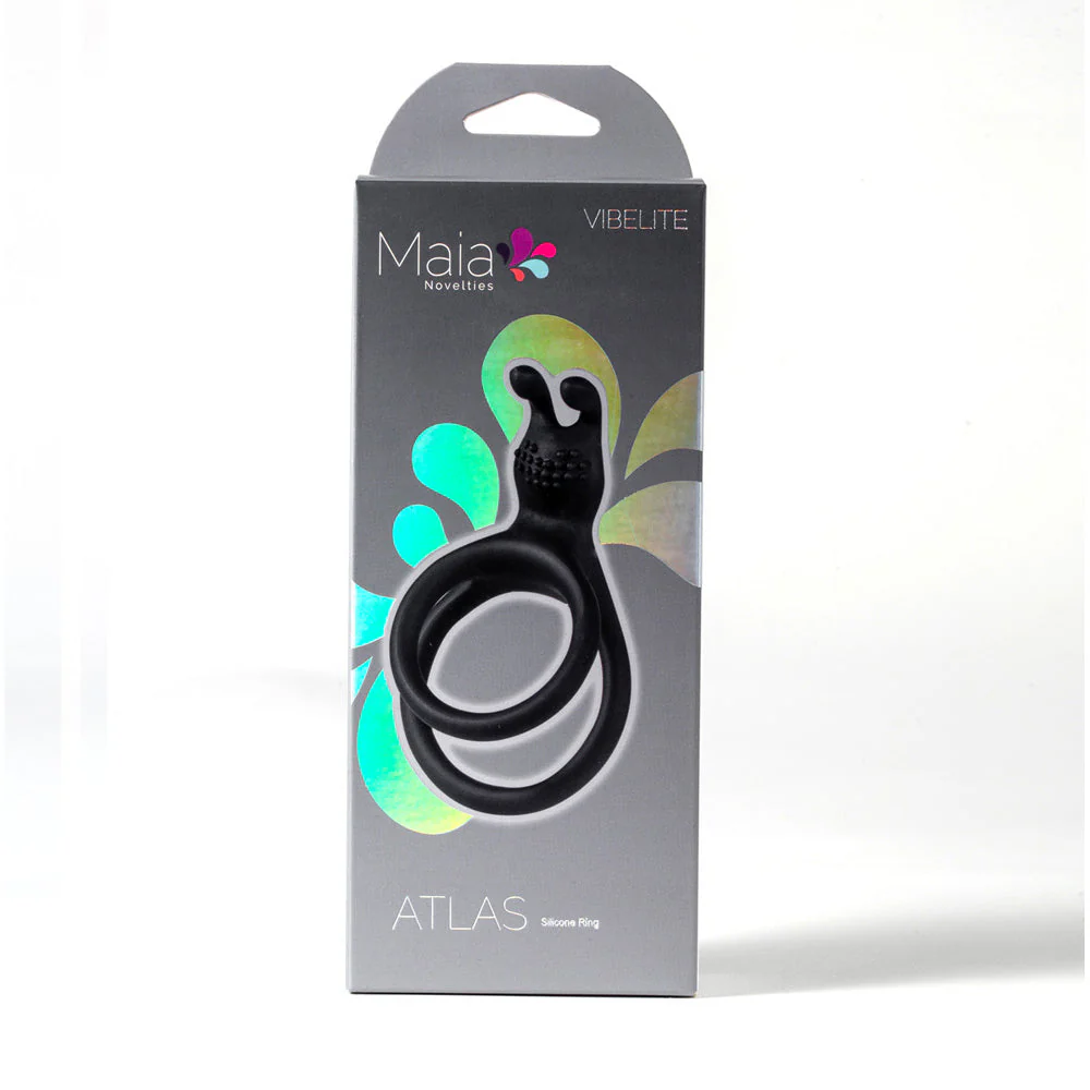 Maia ATLAS - Black Cock & Balls Ring - Image 5