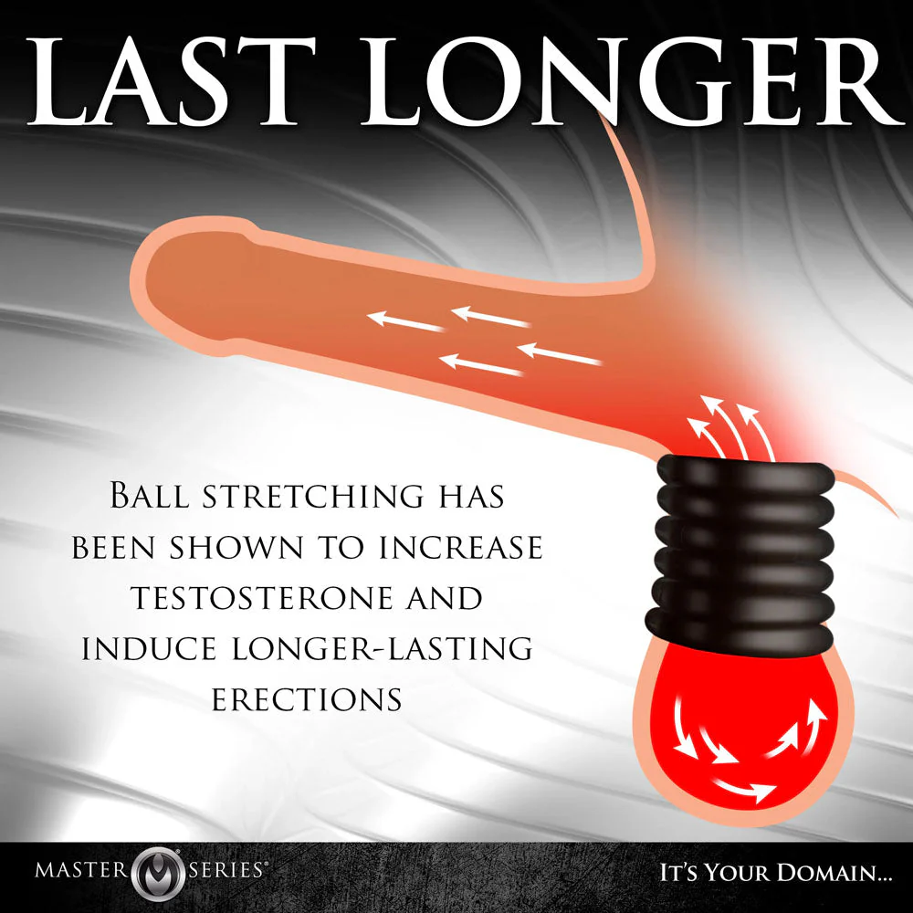 Master Series Ball Stack Ball Stretcher - Black - Black Ball Stretcher - Image 9