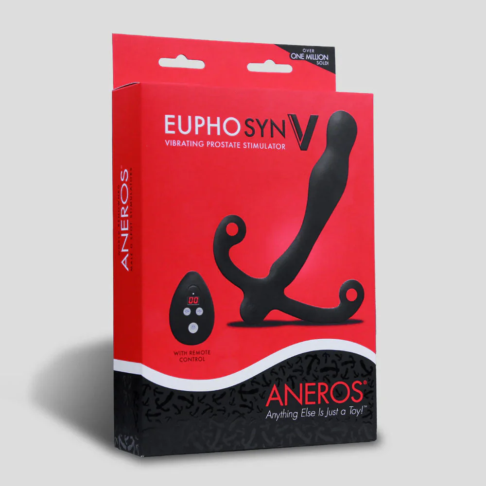 Aneros Eupho Syn V - Black USB Rechargeable Vibrating Prostate Massager with Remote - Image 3