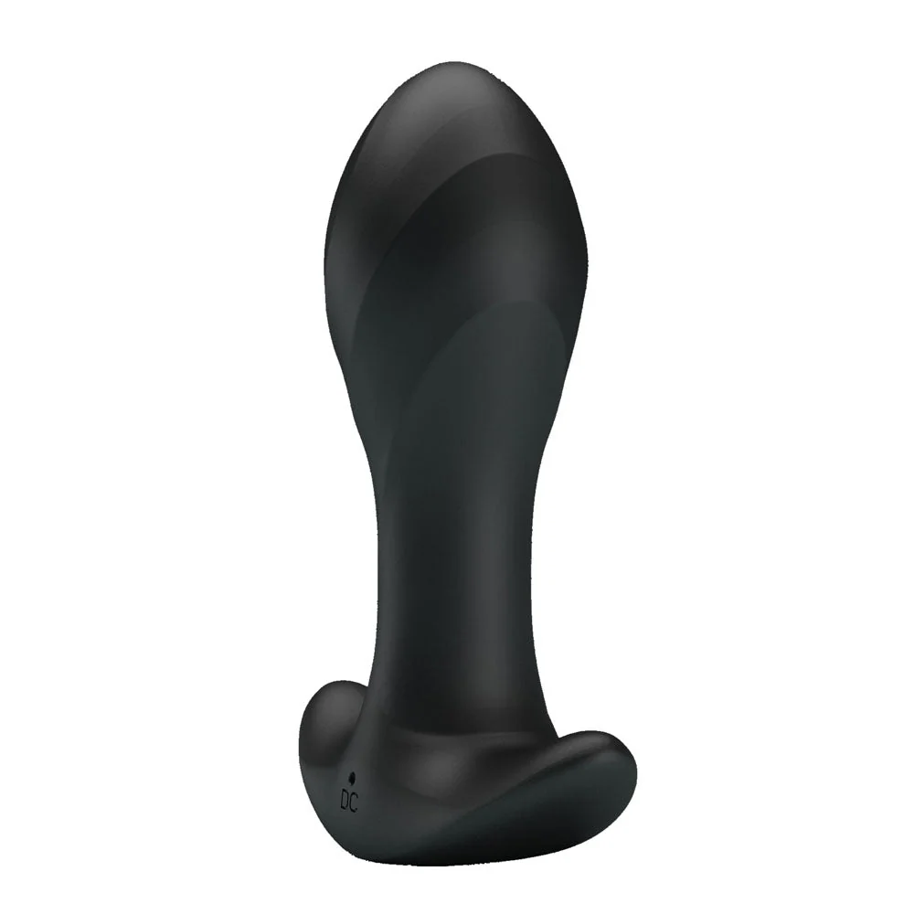 Party Up KEITH Vibrating Plug - Black 10.5 cm USB Rechargeable Vibrating Butt Plug - Image 3