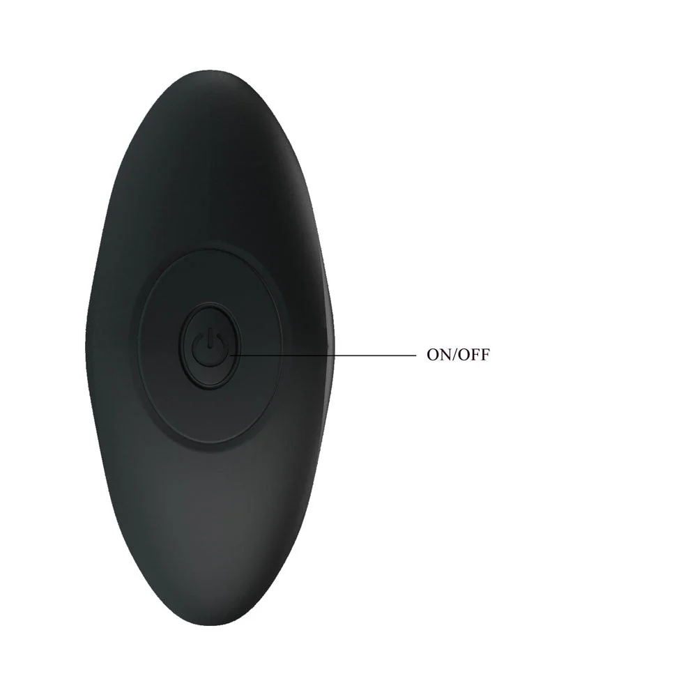 Party Up KEITH Vibrating Plug - Black 10.5 cm USB Rechargeable Vibrating Butt Plug - Image 6