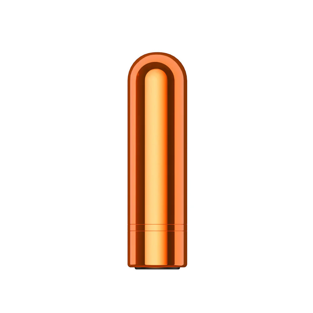 Kool Vibes - Rechargeable Mini Bullet - Tangerine - Orange 6.4 cm USB Rechargeable Bullet - Image 7