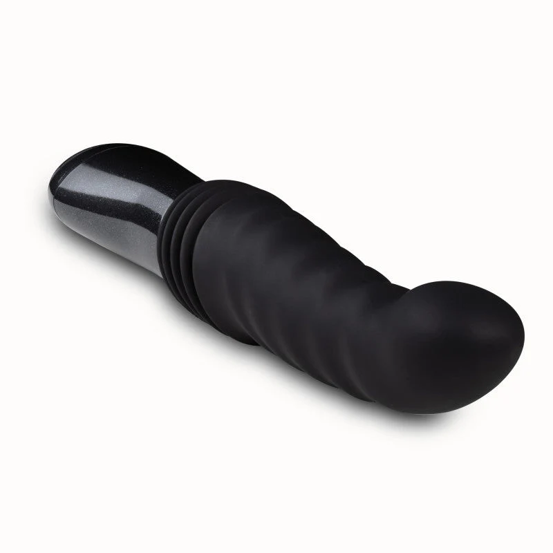 Temptasia Lazarus Thrusting Dildo - Black 25.4 cm USB Rechargeable Thrusting Dildo - Image 7