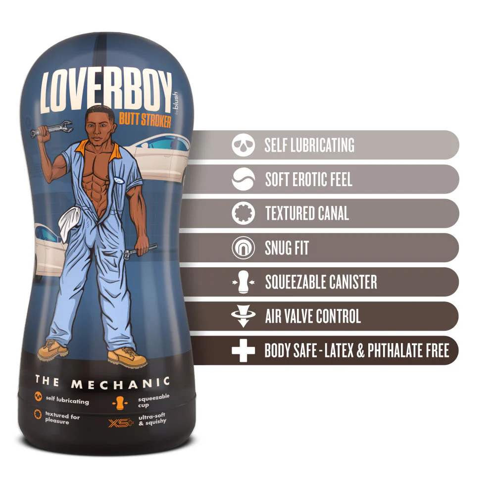 Loverboy The Mechanic - Brown Male Ass Stroker - Image 5
