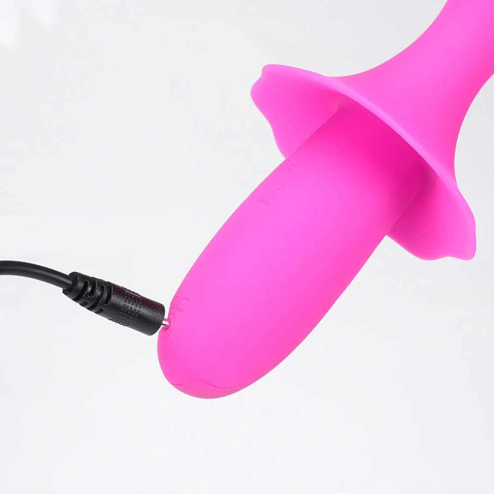 Maia SIENNA - Pink - Pink 15.2 cm USB Rechargeable Fluttering Bullet - Image 3