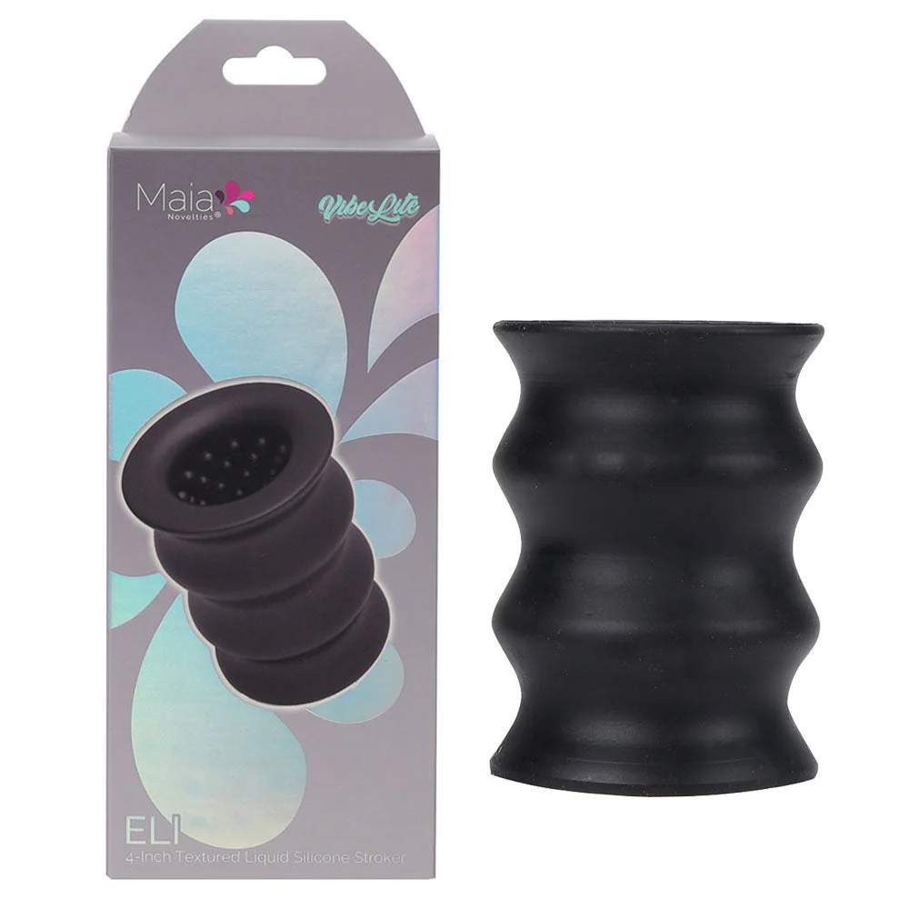 Maia ELI - Black 10 cm Stroker Sleeve