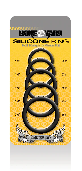 Boneyard Silicone Ring 5 Pcs Kit - Image 2