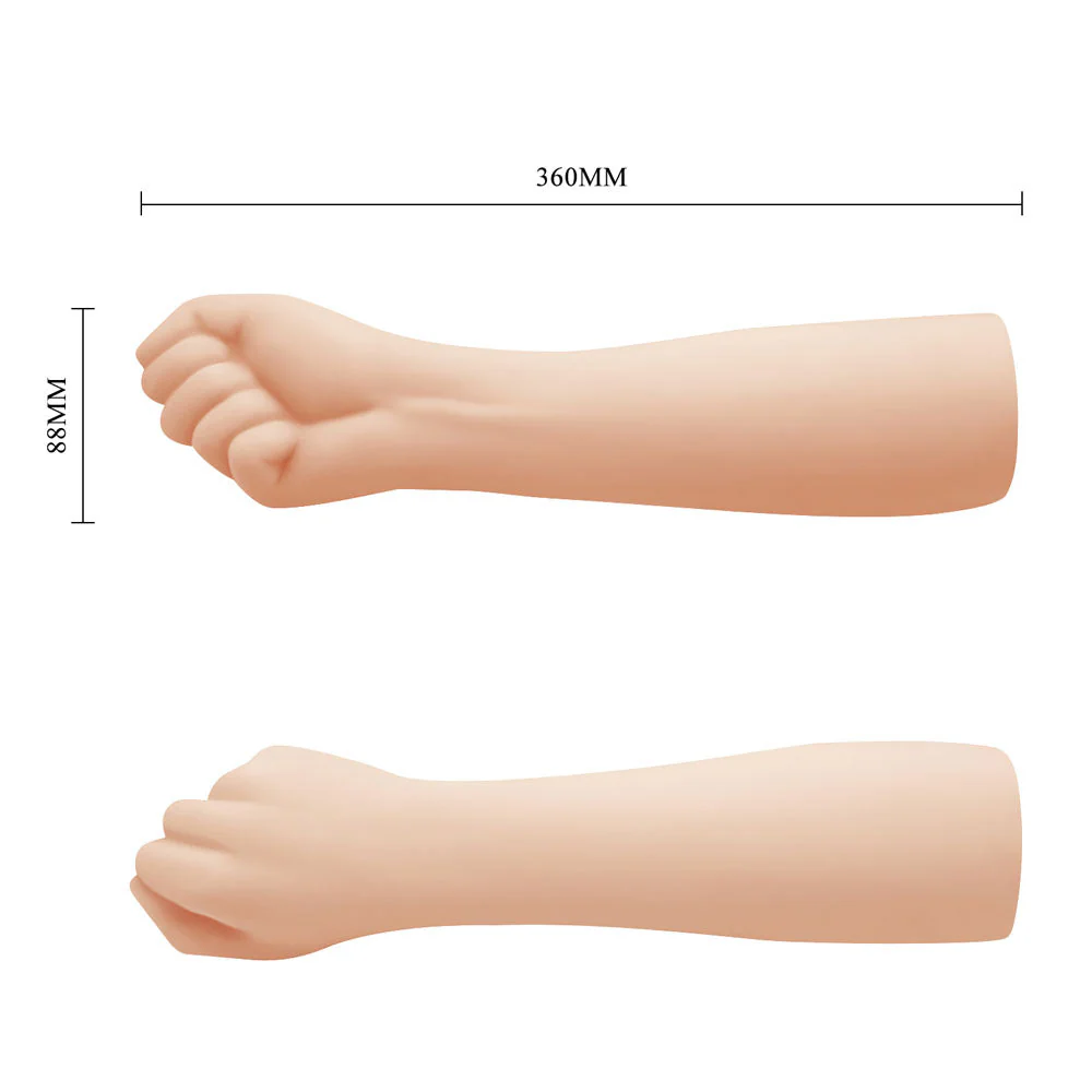 Party Up TONY Fist - Flesh 36 cm Fist Dildo - Image 6