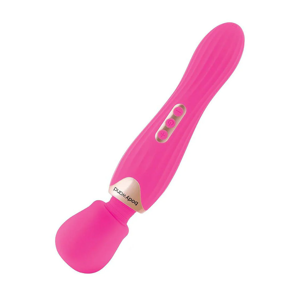 Bodywand RUMBLE WAND 12 Inch - Hot Pink - Hot Pink 30 cm USB Rechargeable Massage Wand - Image 4