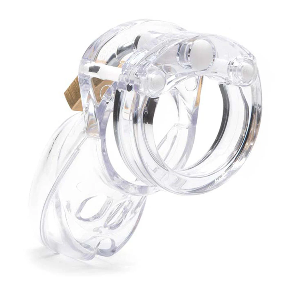 CB-3000 Chastity Cock Cage Kit - Clear - Clear 3 Inch Cock Cage Kit - Image 5