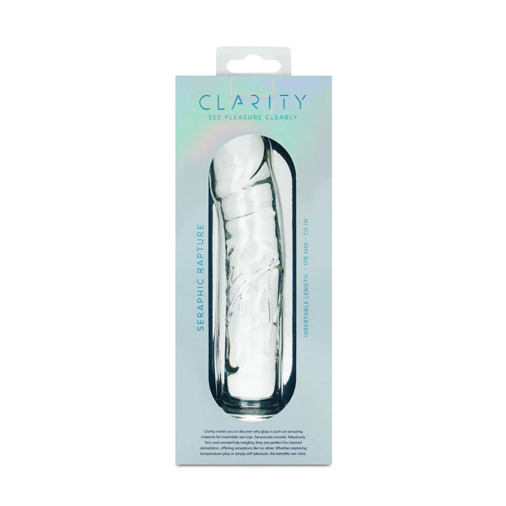 Clarity - Seraphic Rapture - Clear 17.8 cm Glass Dildo - Image 6