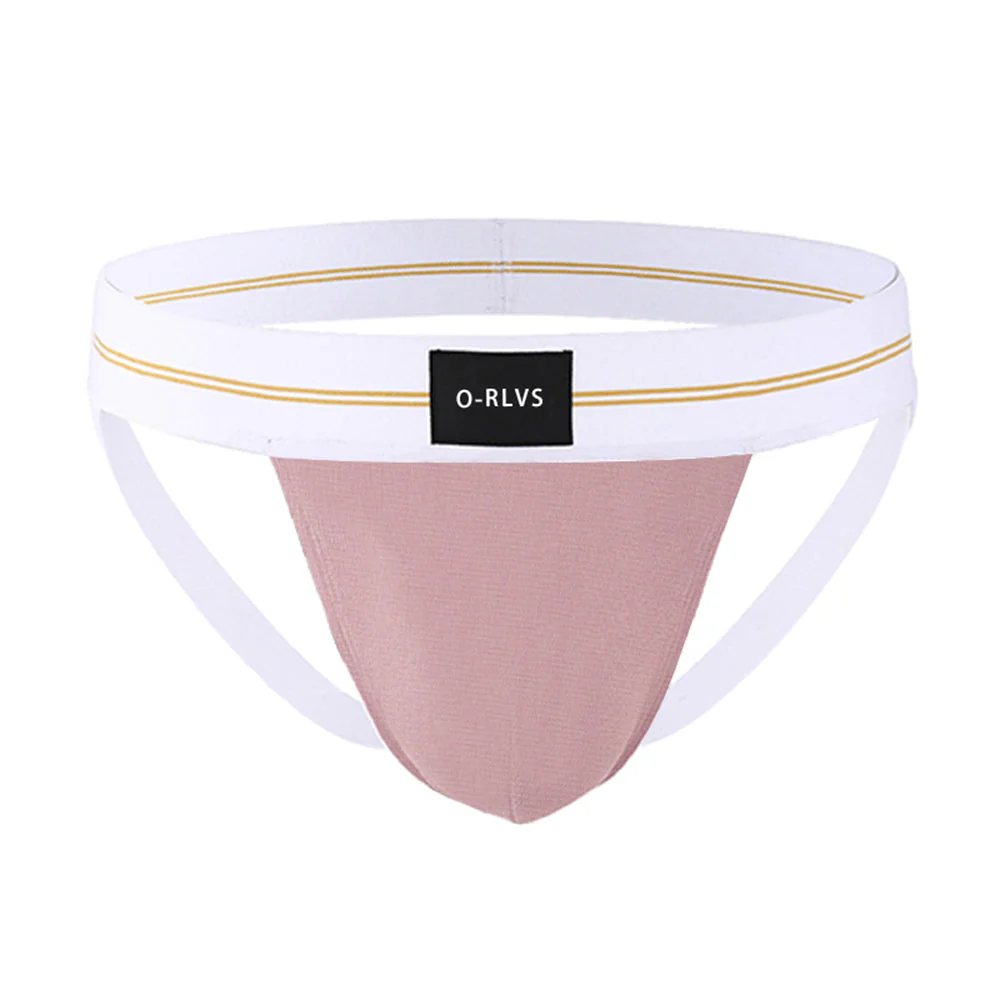 Club Jox O-RLVS Pink with White Band Jock Strap