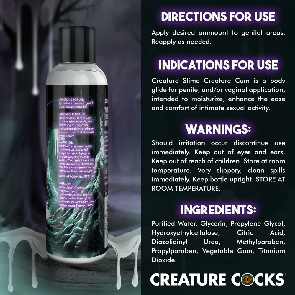Creature Slime by Creature Cocks - Creature Cum - Cum Lubricant - 236 ml Pump Bottle - Image 6