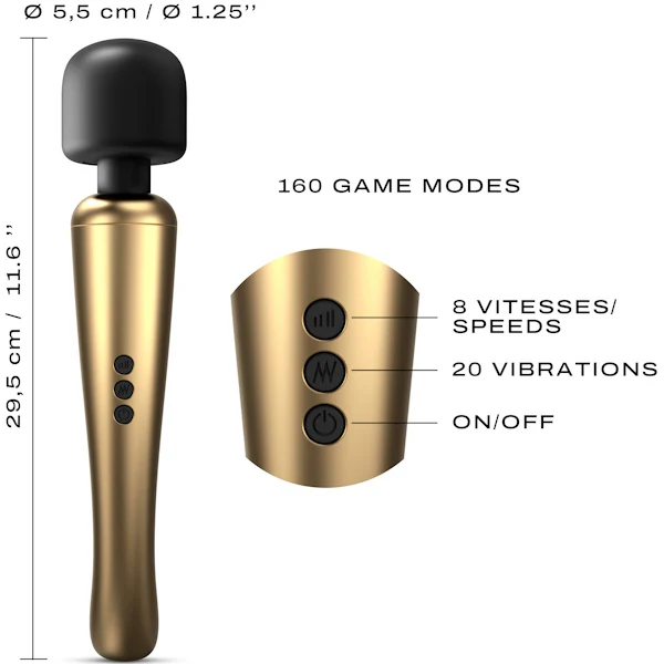 Dorcel Mega Wand Gold - Image 5