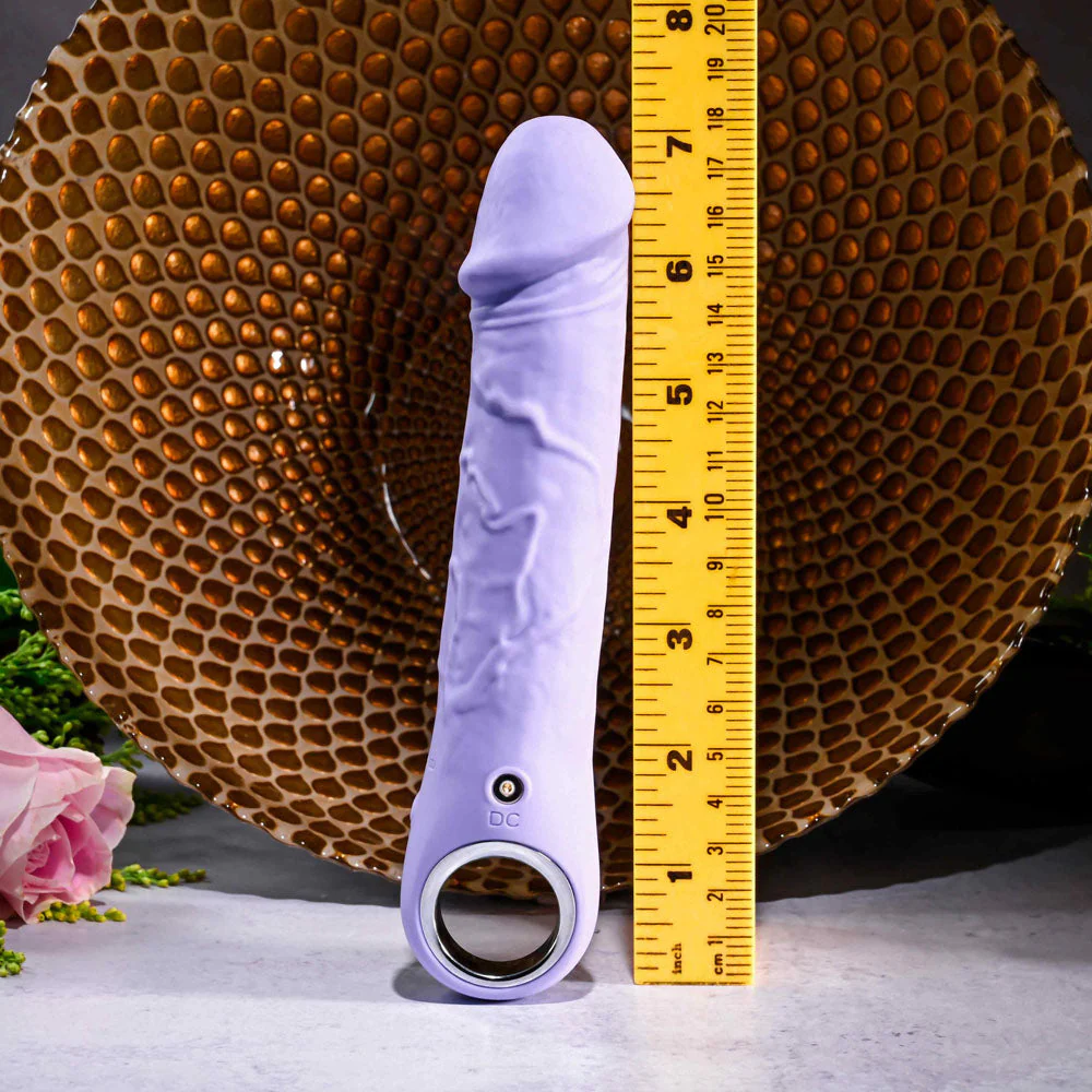 Evolved PURPLE FANTASY - Purple 18.4 cm USB Rechargeable Vibrator - Image 8