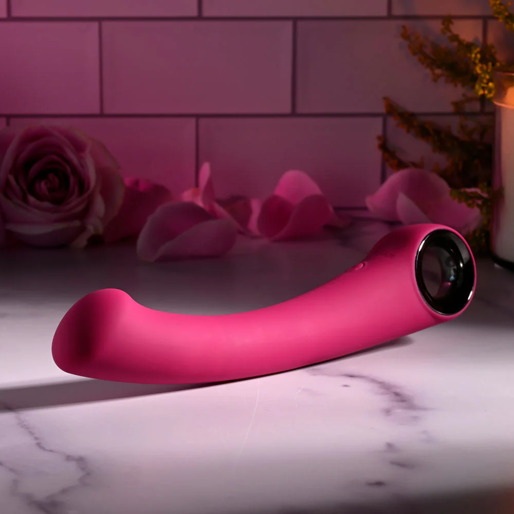 Evolved PLEASURE CURVE - Pink 19 cm USB Rechargeable Vibrator - Image 6