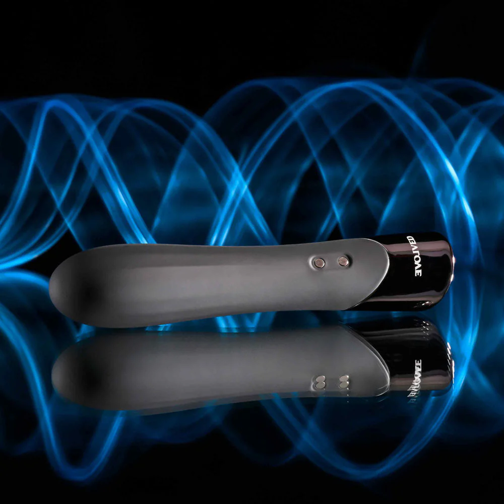 Evolved BACK IN BLACK - Black 11.9 cm USB Rechargeable Bullet - Image 5