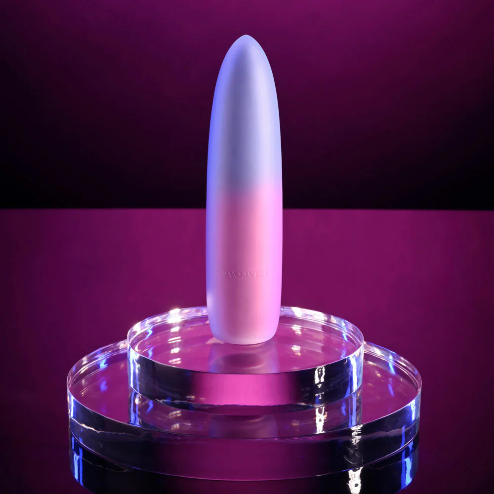Evolved PARADISE BULLET - Pink/Purple 10.2 cm USB Rechargeable Bullet - Image 3