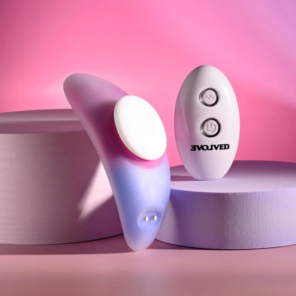 Evolved PARADISE PANTY - Pink/Purple USB Rechargeable Panty Vibrator with Remote Control - Image 2