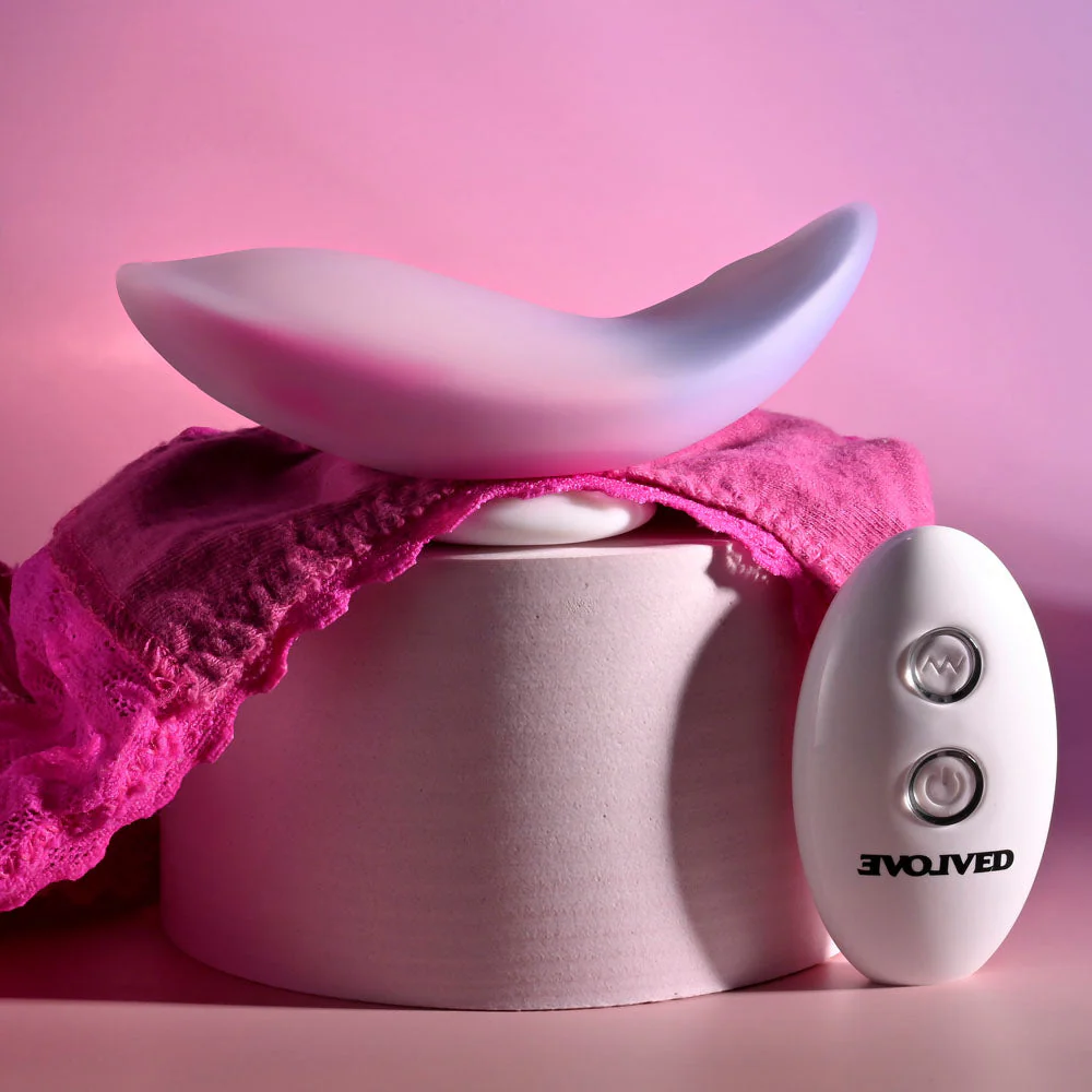 Evolved PARADISE PANTY - Pink/Purple USB Rechargeable Panty Vibrator with Remote Control - Image 6