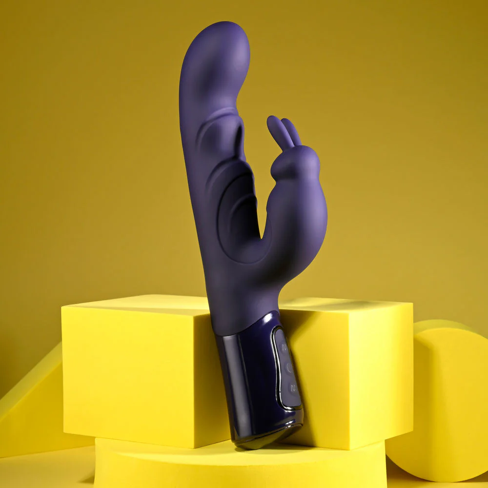 Evolved BIG DEAL - Purple 25.7 cm USB Rechargeable Rabbit Vibrator - Image 3