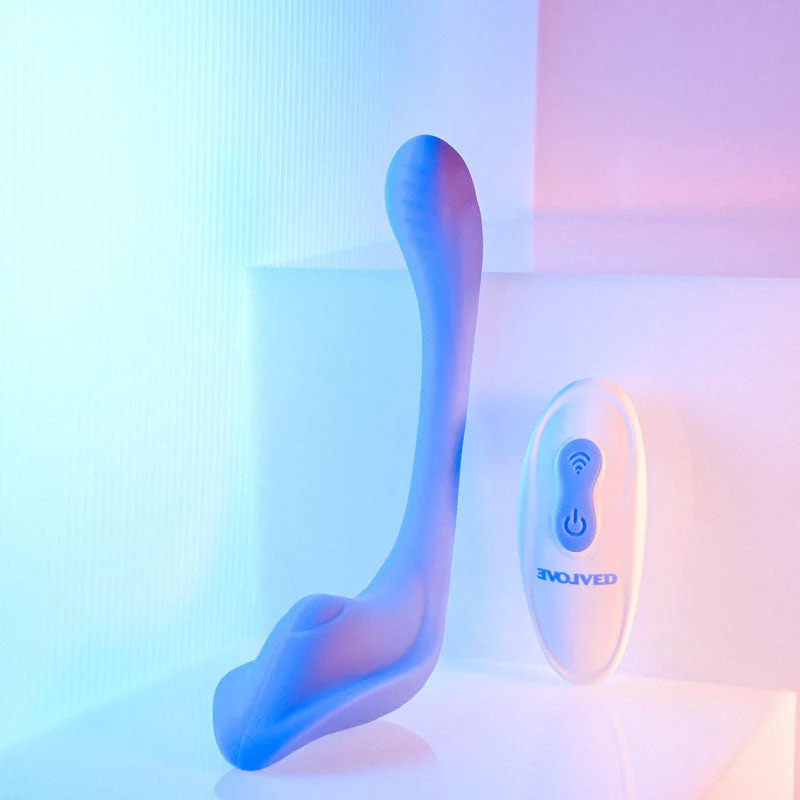 Evolved ANYWHERE VIBE - Purple USB Rechargeable Flexible Vibe with Remote - Image 2