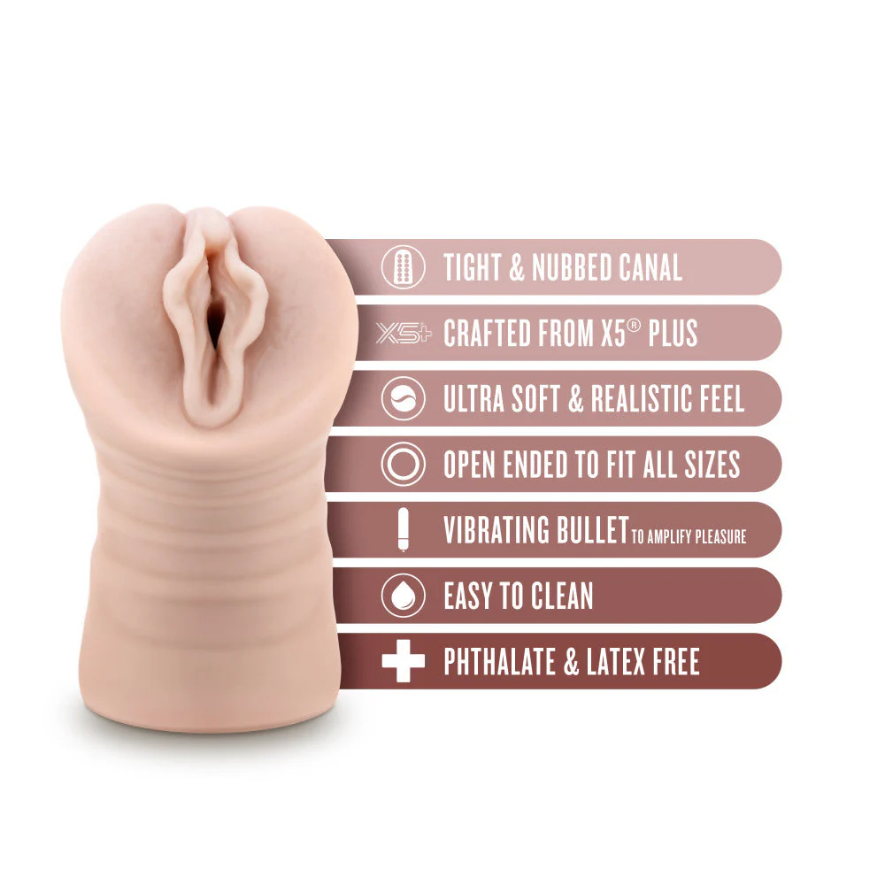 EnLust - Destini - Flesh Vibrating Vagina Stroker - Image 7