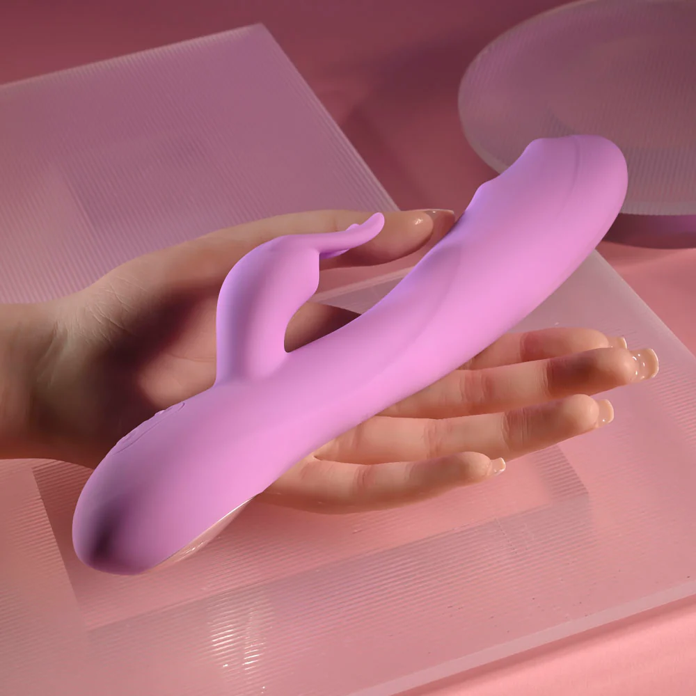 Evolved BEAD THE WAY - Pink 23.2 cm USB Rechargeable Rabbit Vibrator - Image 4