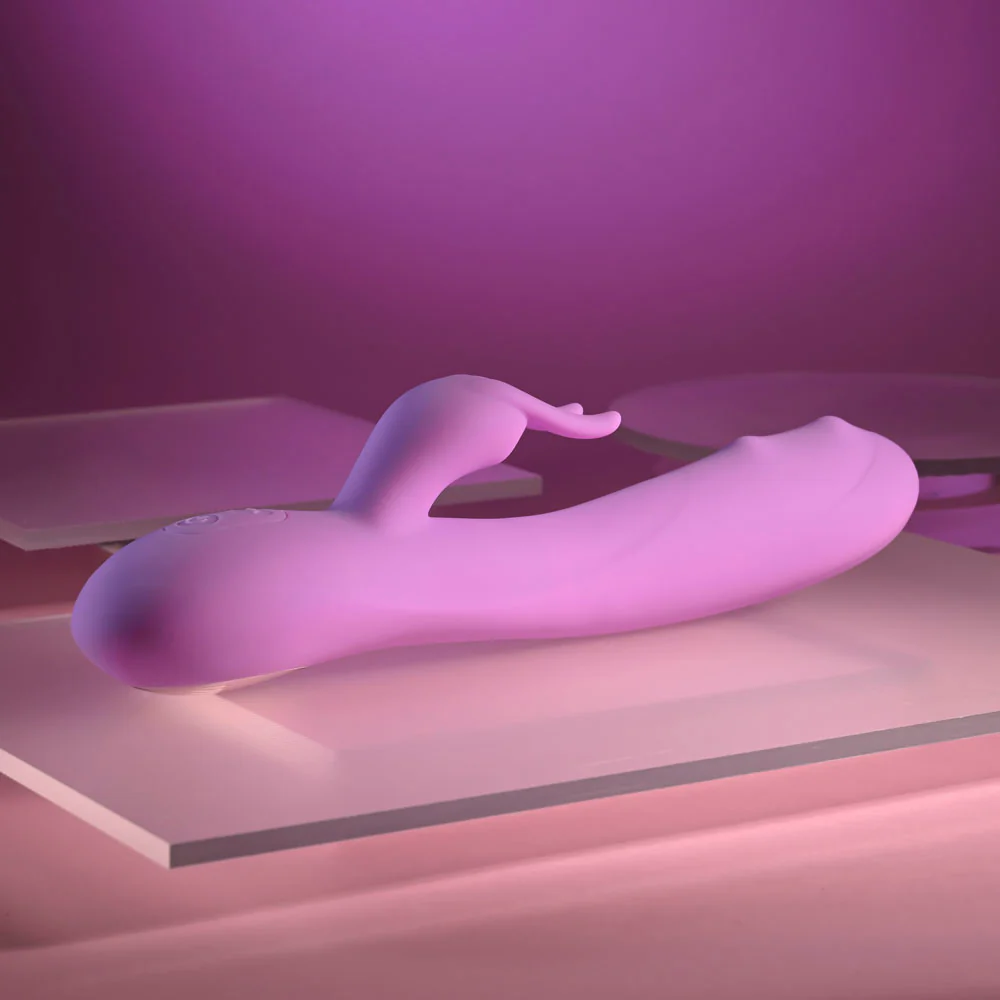 Evolved BEAD THE WAY - Pink 23.2 cm USB Rechargeable Rabbit Vibrator - Image 6