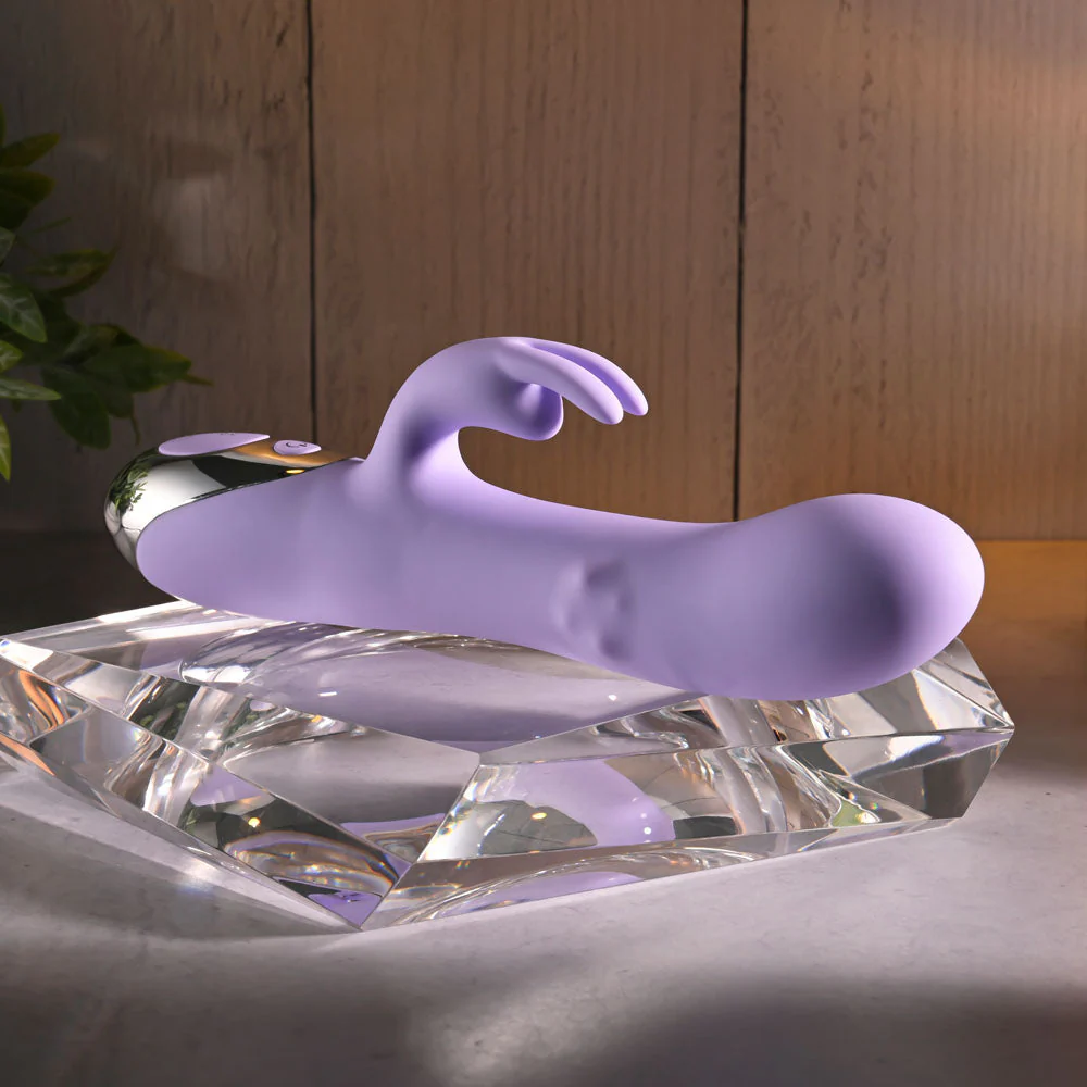 Evolved SPINDERELLA - Purple USB Rechargeable Rabbit Vibrator - Image 6