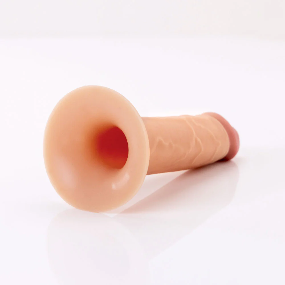 Fantasy X-Tensions Elite 9'' Silicone Hollow Strap-On - Flesh - Flesh 22.9 cm Hollow Strap-On - Image 7