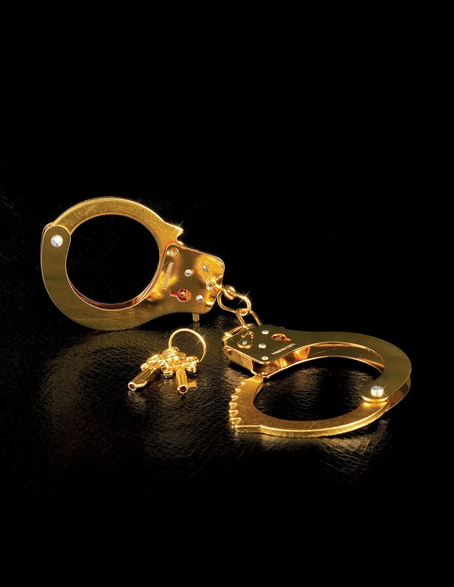 Fetish Fantasy Gold Metal Cuffs - Image 3
