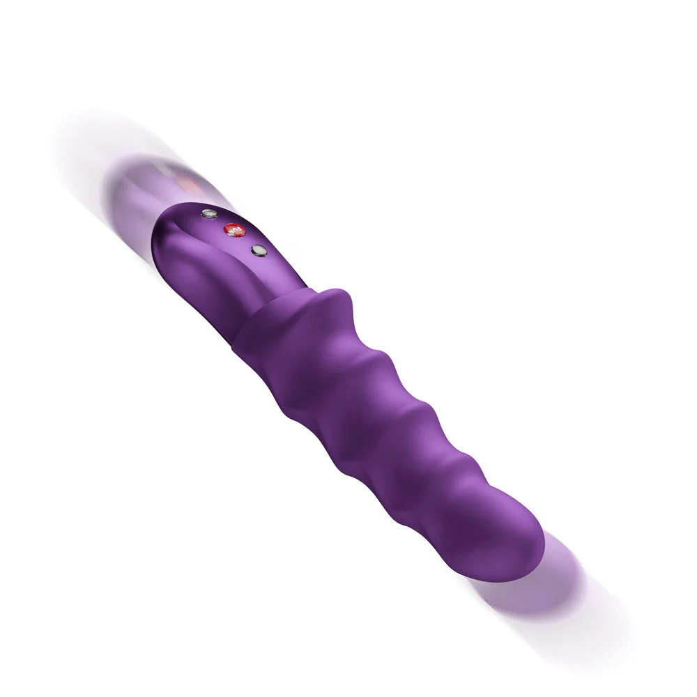 Fun Factory STRONG SURF - Purple USB Rechargeable Thrusting Vibrator - Image 4