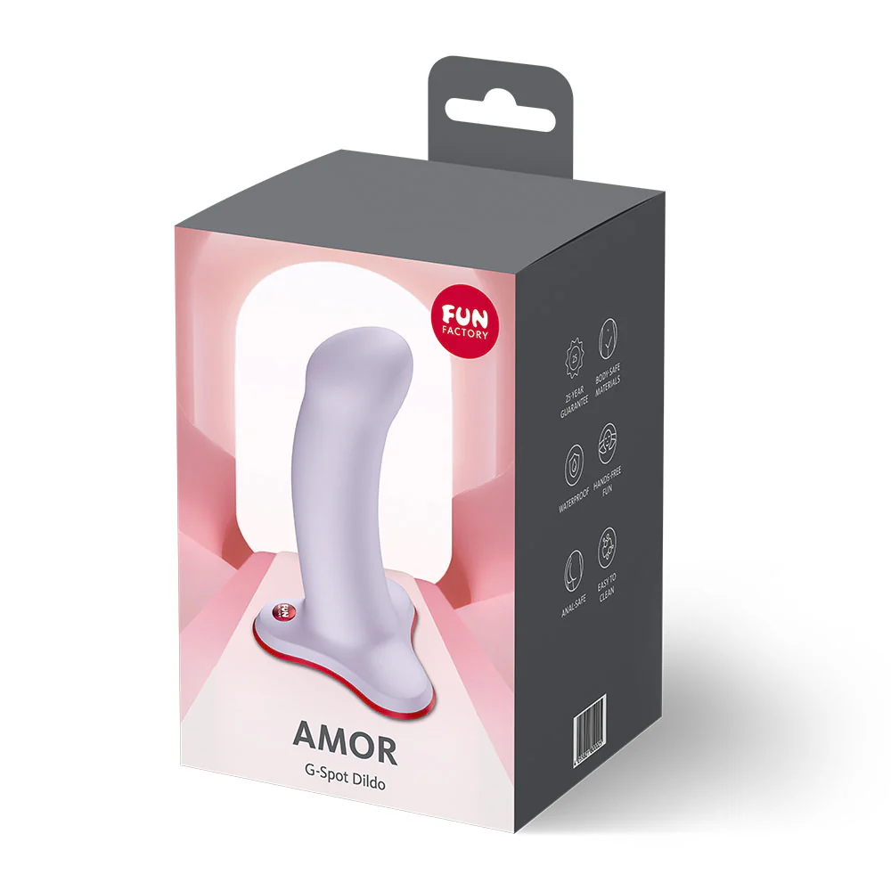 Fun Factory AMOR Purple - Purple 13.5 cm Dildo - Image 7