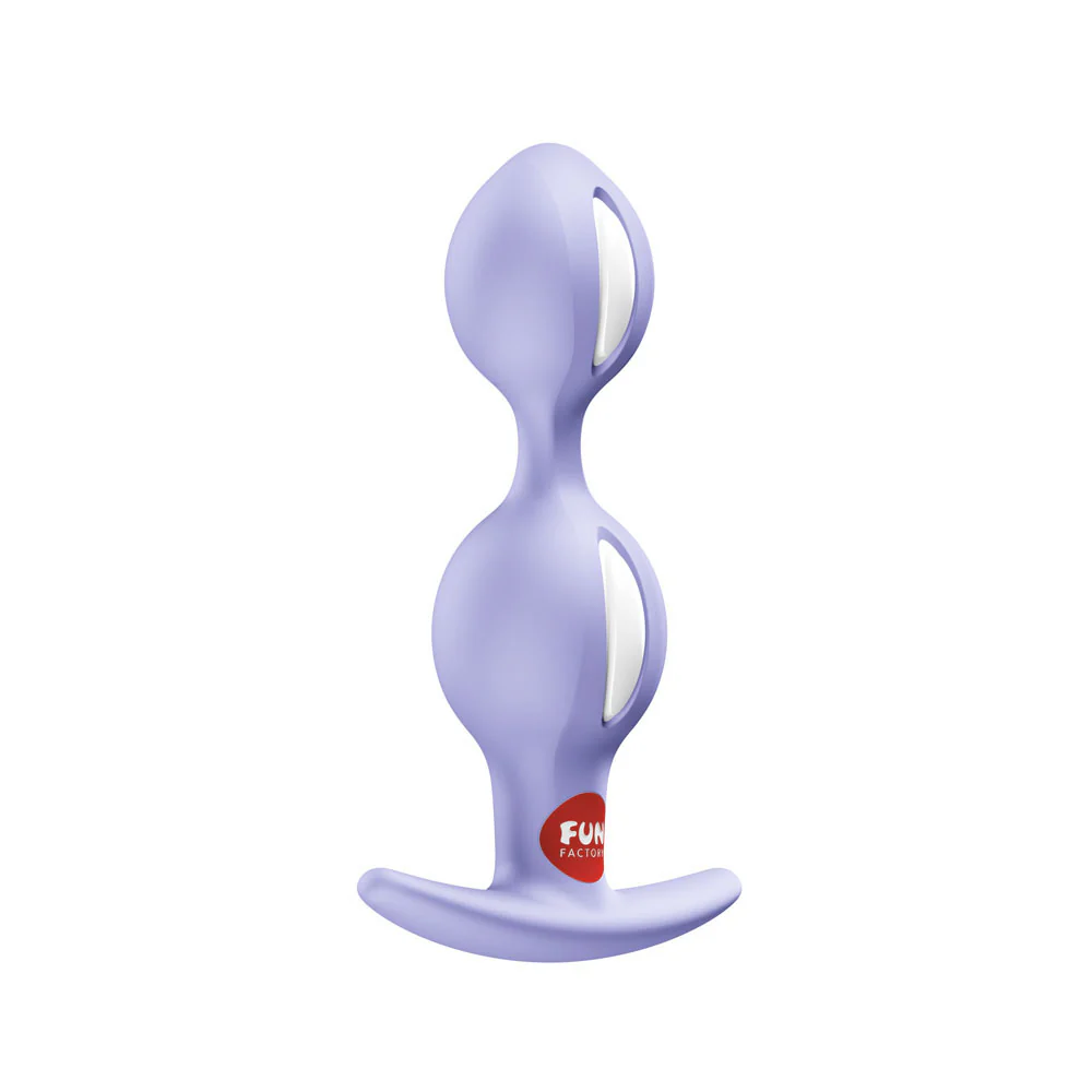 Fun Factory B BALLS DUO Purple - Purple 13 cm Weighted Kegel Balls - Image 7