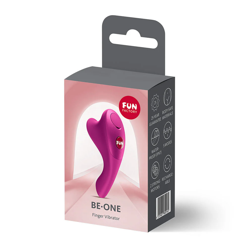 Fun Factory BE-ONE Magenta - Magenta USB-C Rechargeable Finger Stimulator - Image 8