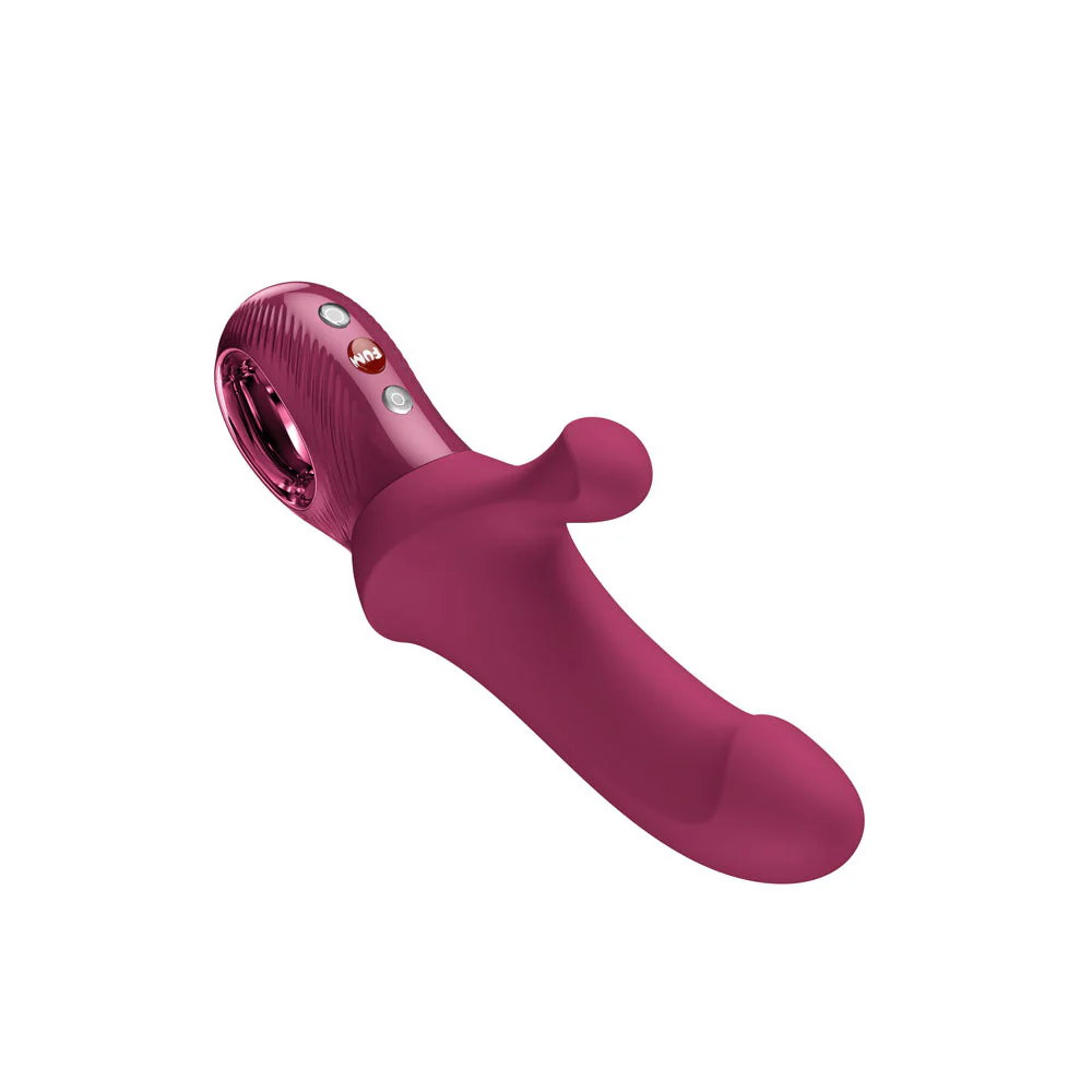 Fun Factory BI STRONIC CURVE Wine Red - Wine Red USB-C Rechargeable Thrusting Vibrator - Image 3